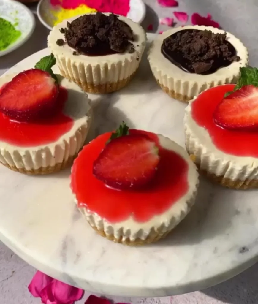 Mini Cheesecake Picnic Dessert Bites