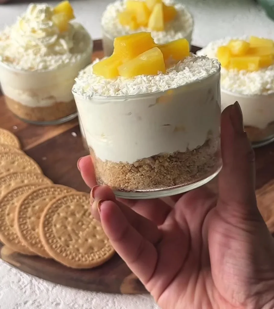 Pineapple Picnic Dessert Cups
