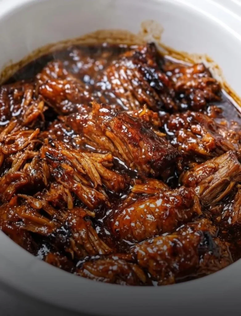 Honey BBQ Chicken Crockpot Meal