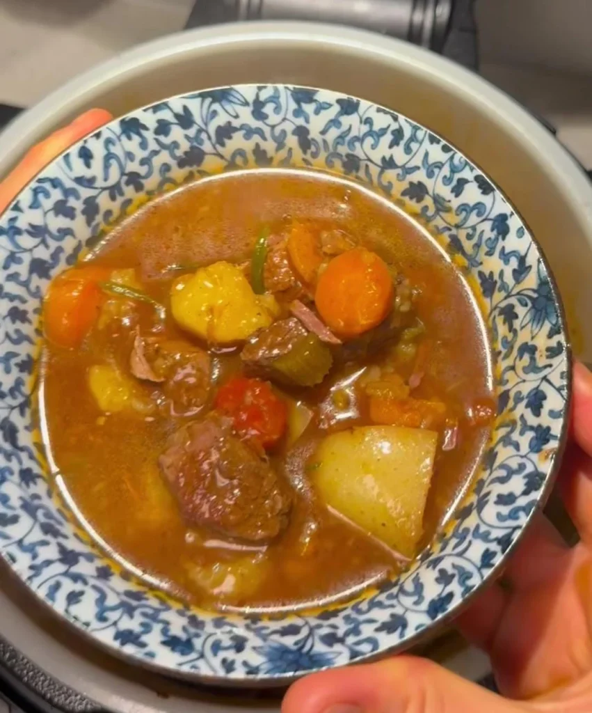 Summer Beef Stew Crockpot Meal