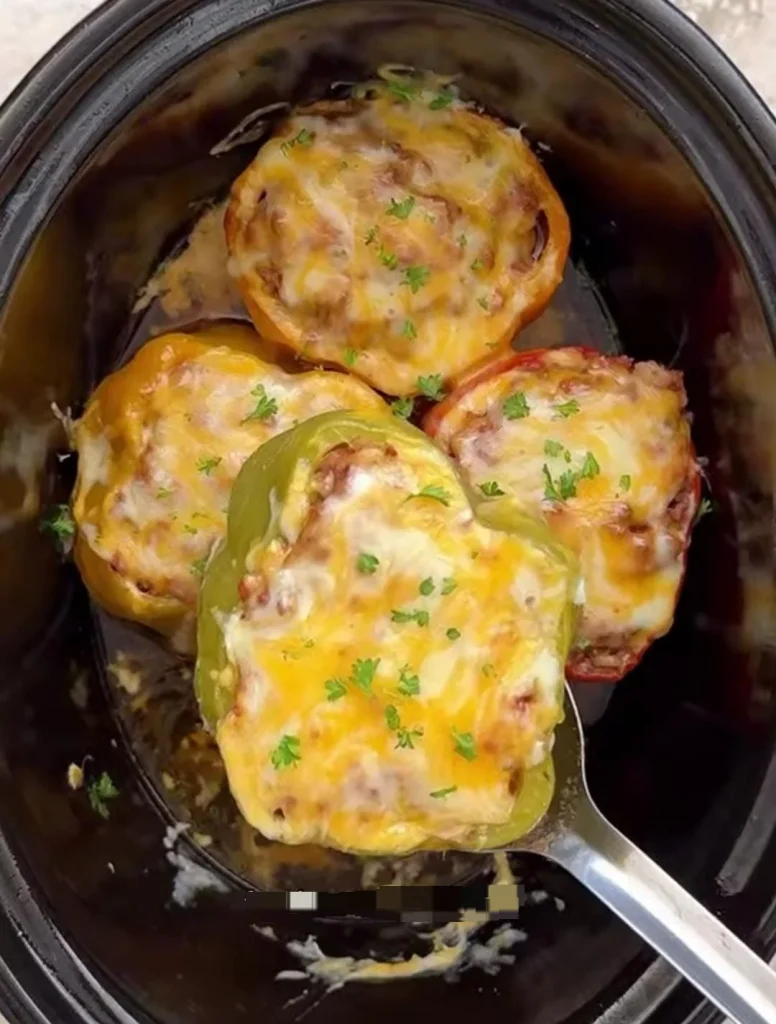Stuffed Peppers Crockpot Meal