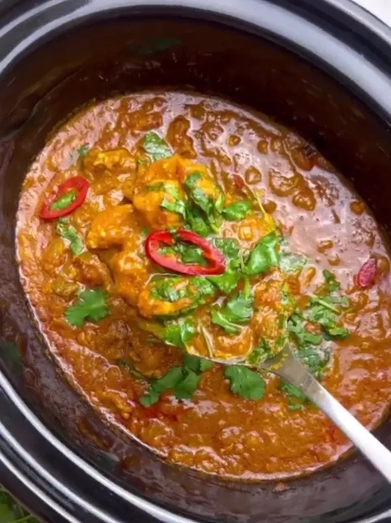 Chicken Curry Crockpot Meal