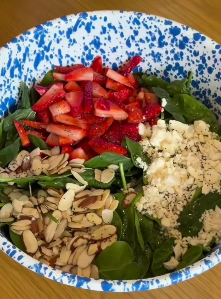 Strawberry Spinach Summer Salad