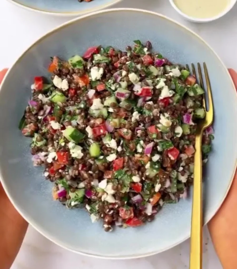 Mediterranean Lentil Summer Salad