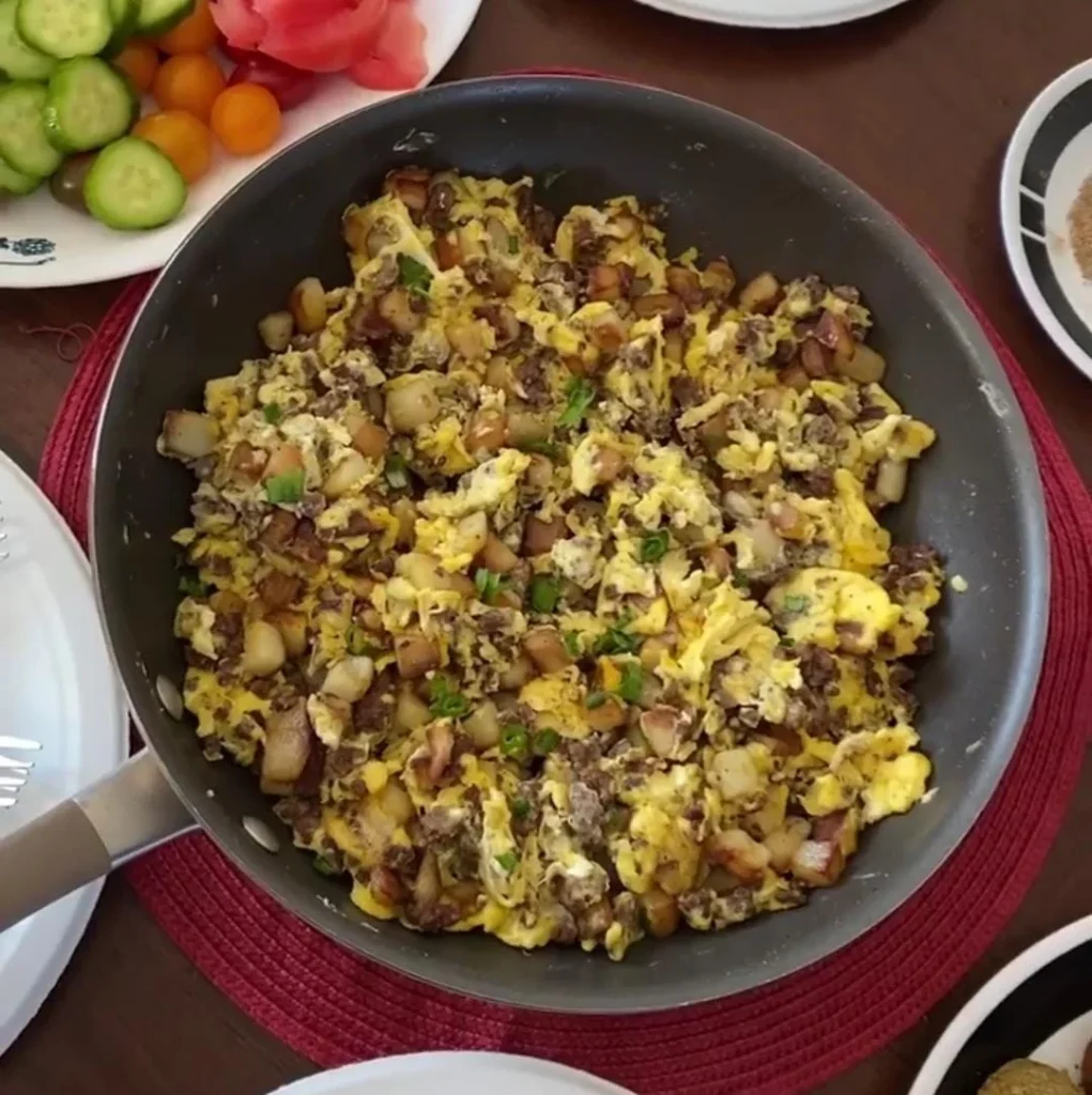 Beef and Egg Scramble