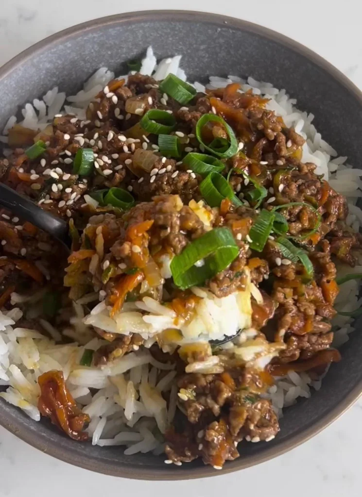 Teriyaki Korean Beef Bowl