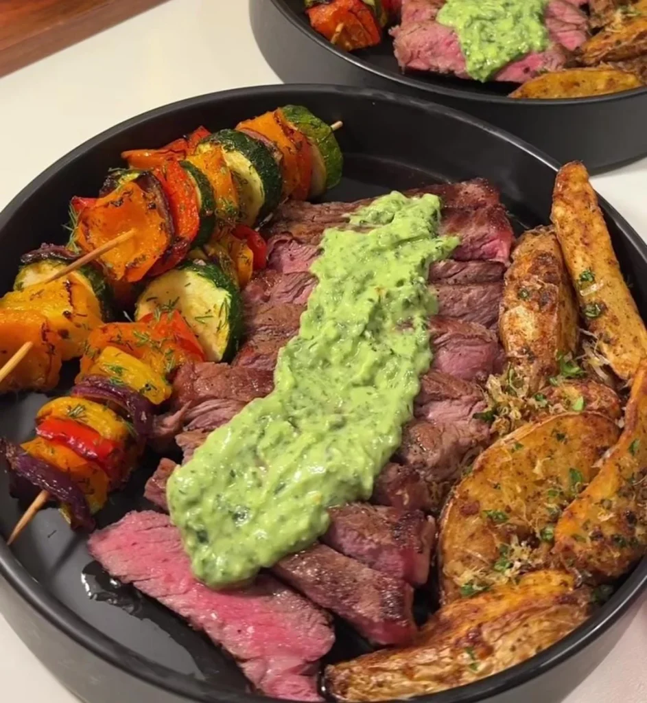 Steak and Veggie Skewers