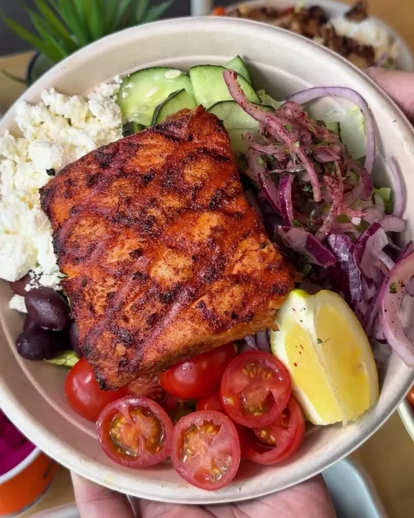Mediterranean Grilled Salmon