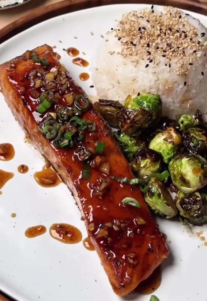 Maple Glazed Grilled Salmon