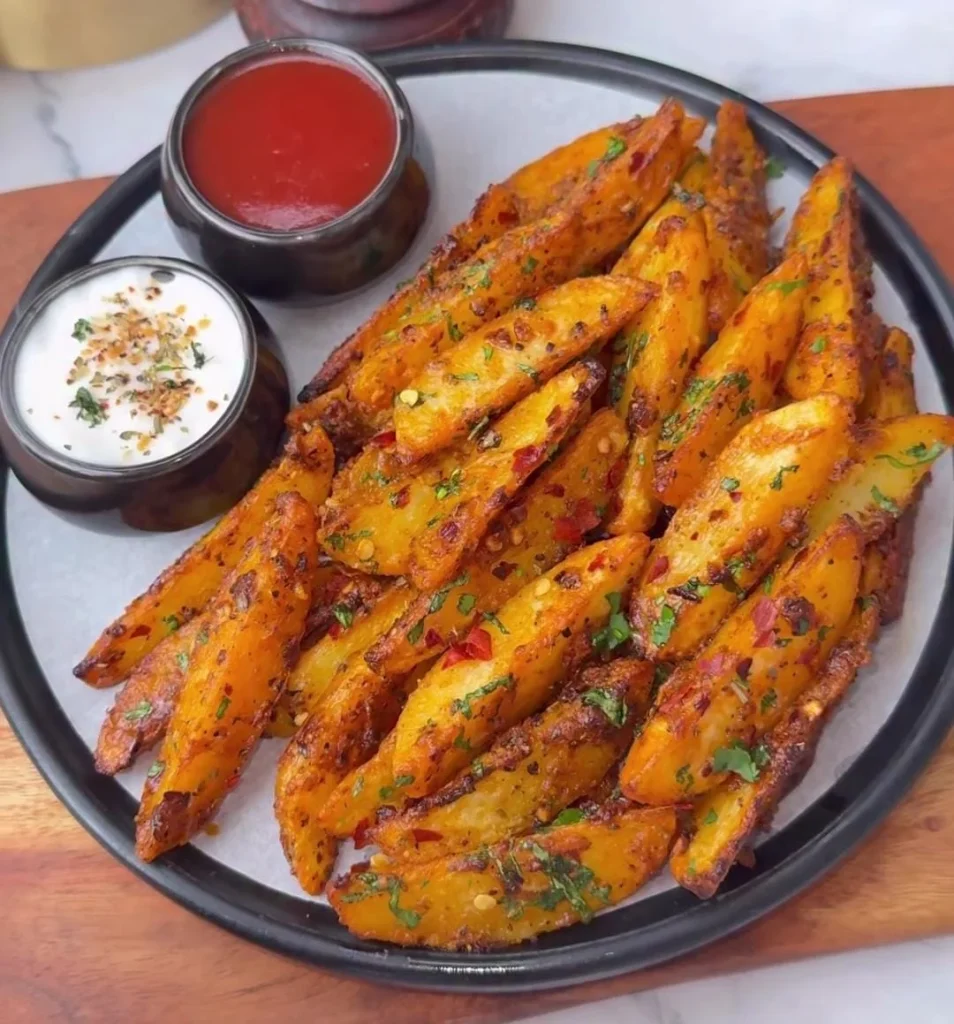 Crispy Potato Wedges