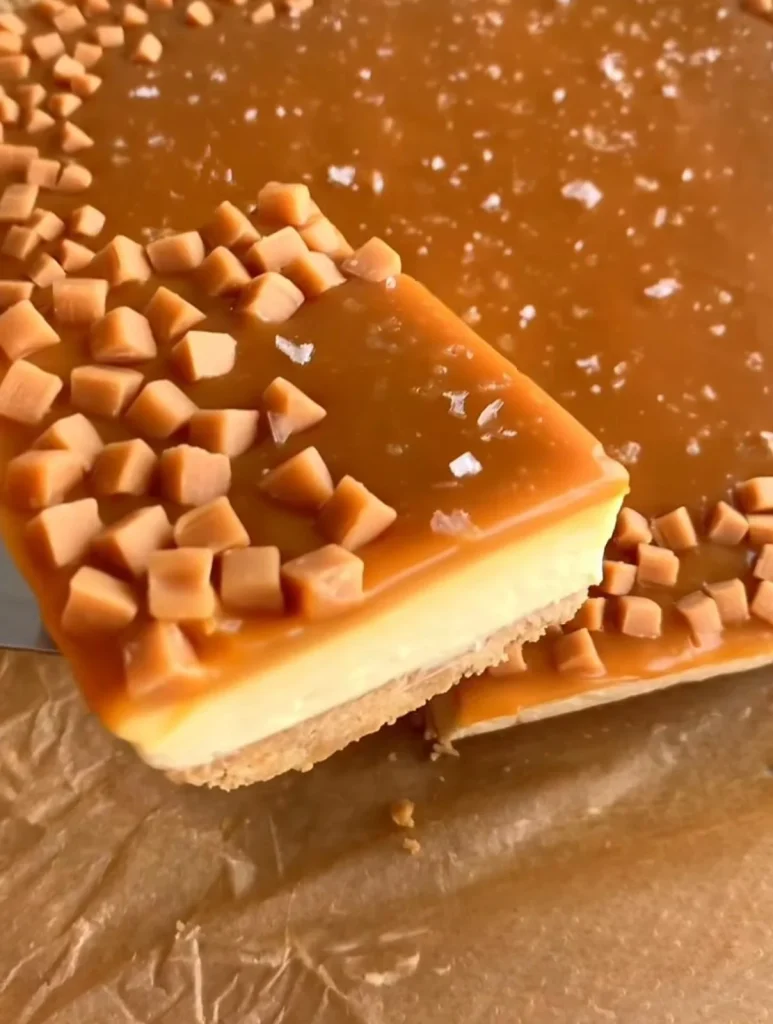  Caramel Cheesecake Bars