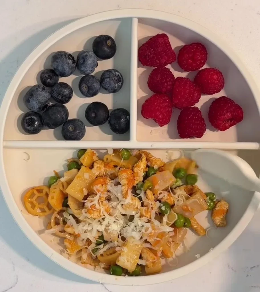 Mini Chicken Pasta Toddler Dinners