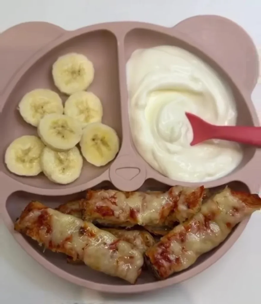 Mini Pizza Toast Toddler Dinners