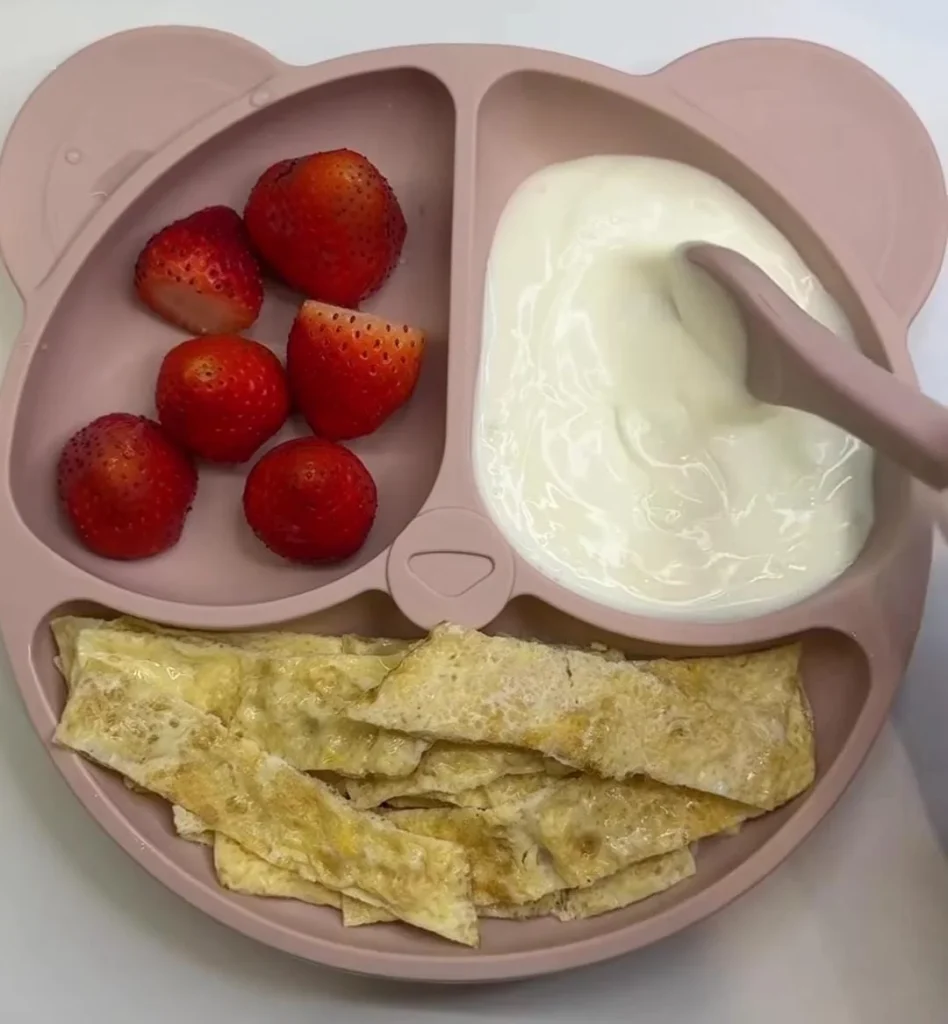 Veggie Omelette Strips Toddler Dinners