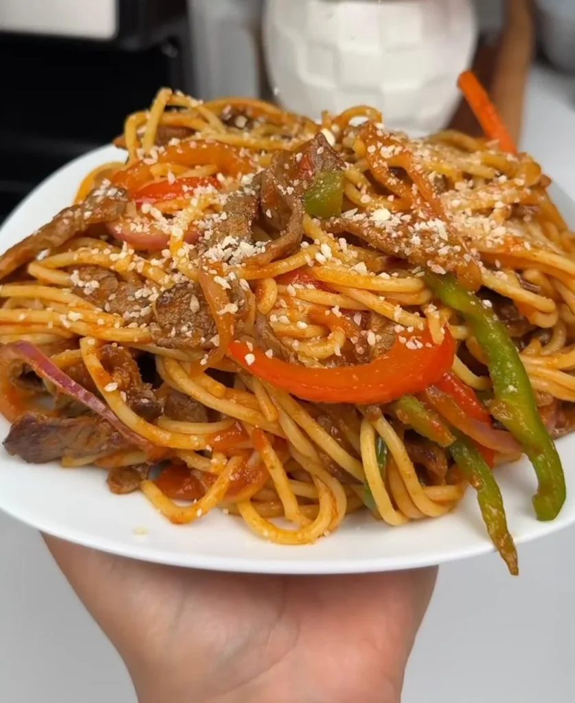 Mini Beef & Veggie Pasta Skillet