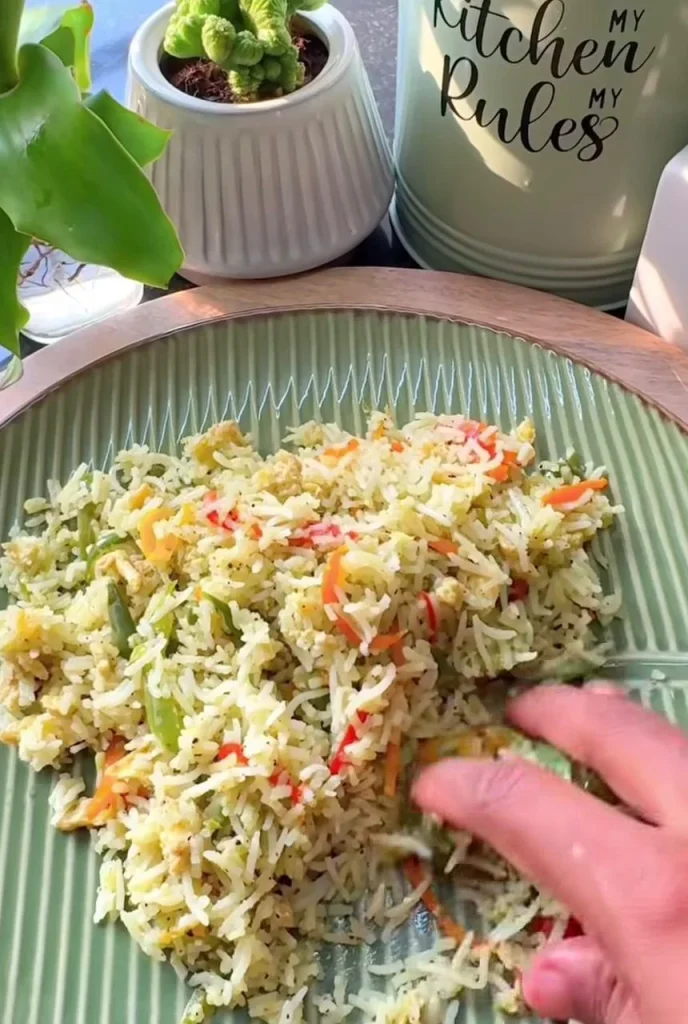 Mini Veggie Fried Rice for Toddlers