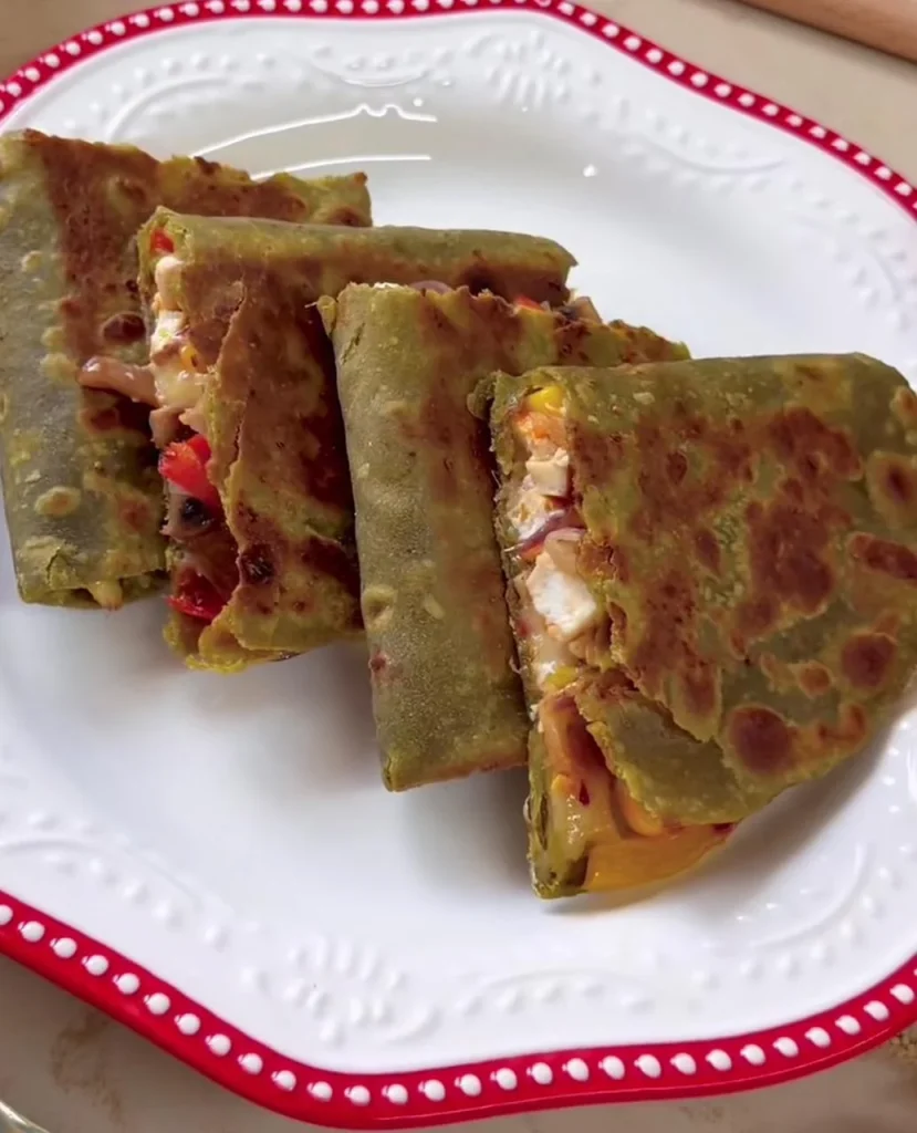 Mini Spinach Cheese Quesadilla