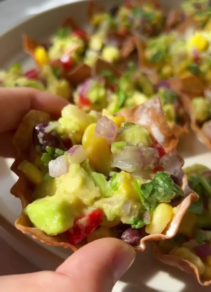 Avocado Salsa Cups Summer Appetizers Recipe