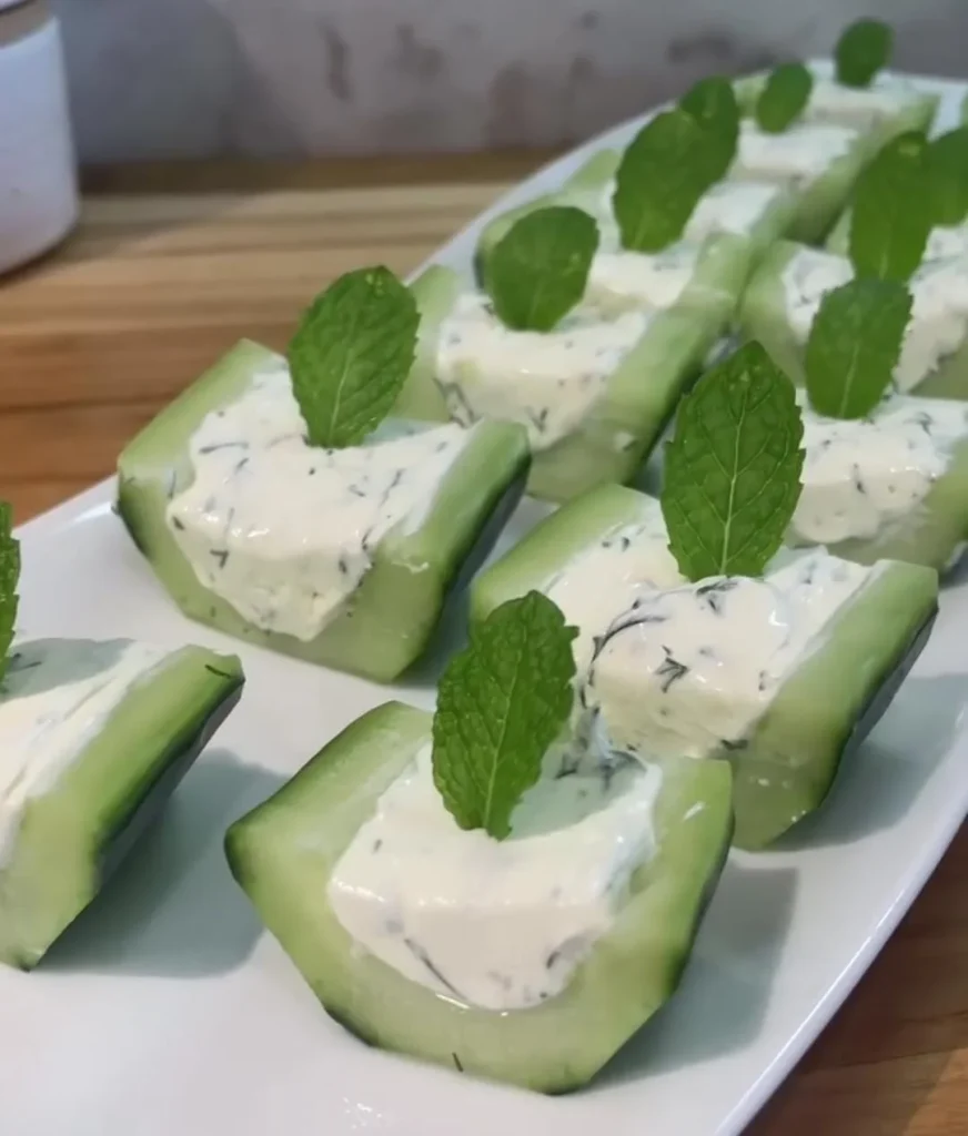 Cucumber Cream Cheese Bites Summer Appetizers Recipe