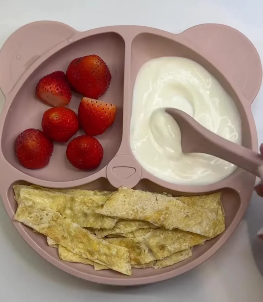 Veggie Omelette Strips Toddler Recipes