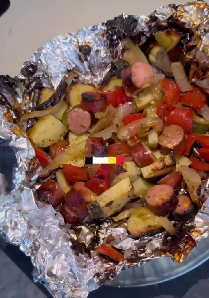 Sausage and Potato Foil Pack Campfire Meals