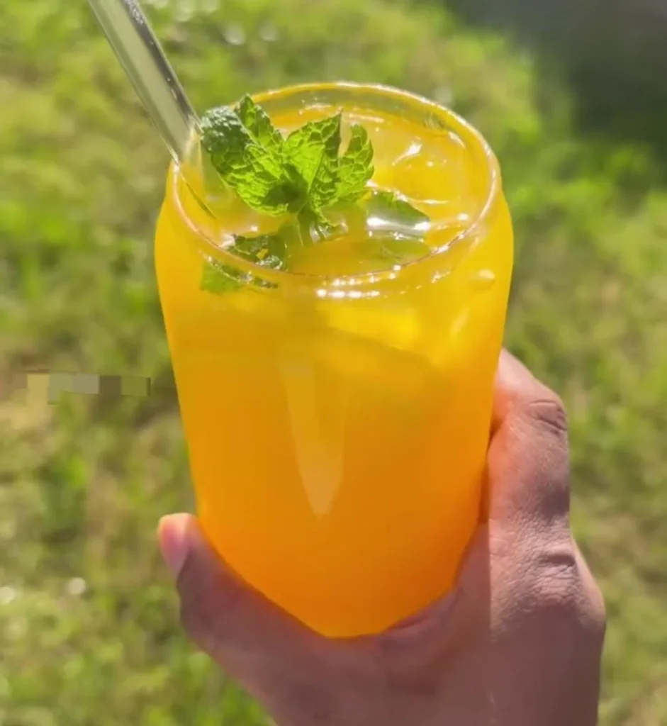Tropical Mango Cooler Beach Drink Recipe