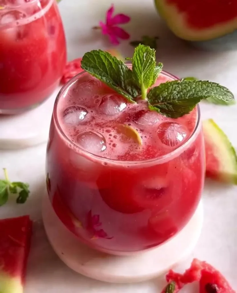 Watermelon Beach Refresher Drink Recipe