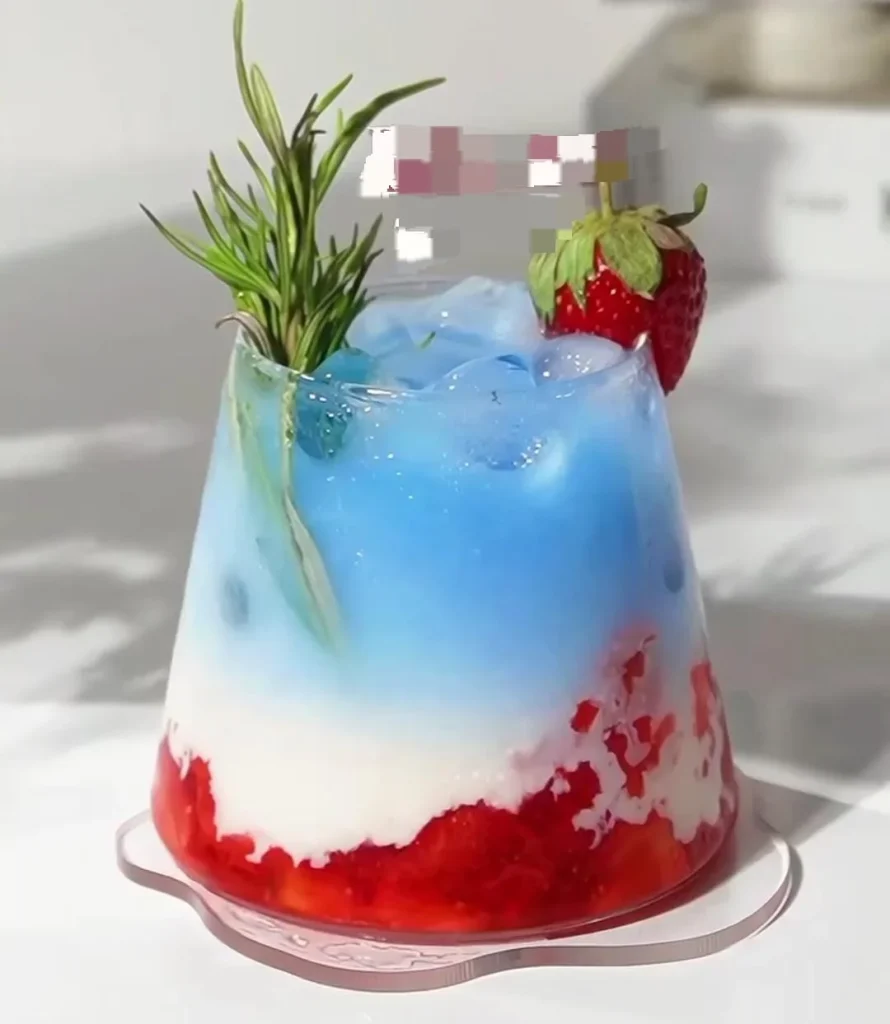 Strawberry Ocean Cooler Beach Drink Recipe