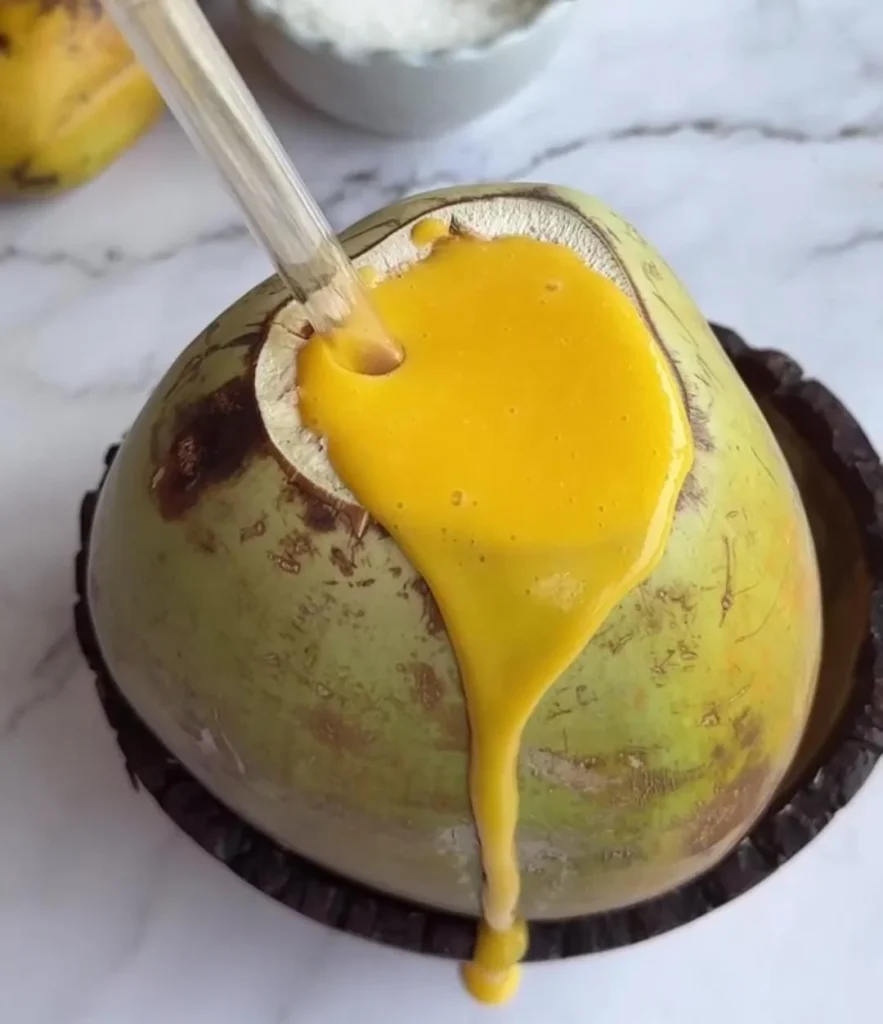Mango Coconut Shake Beach Drink Recipe