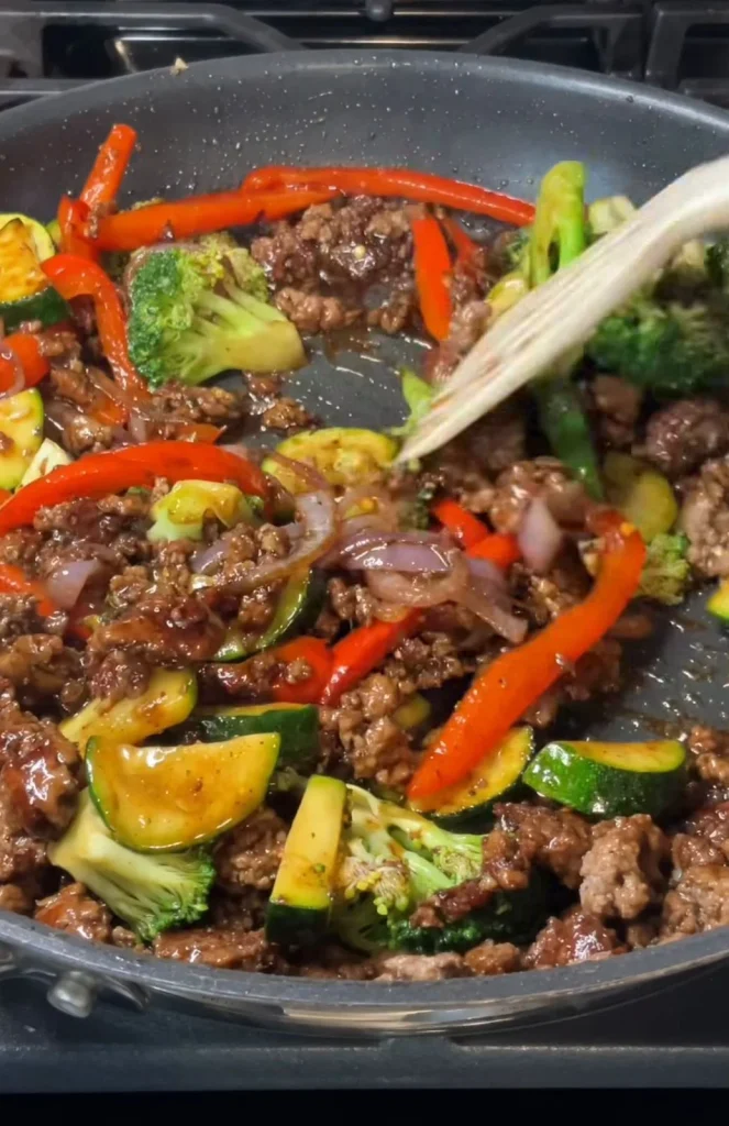 Beef & Veggie Stir-Fry Bowl