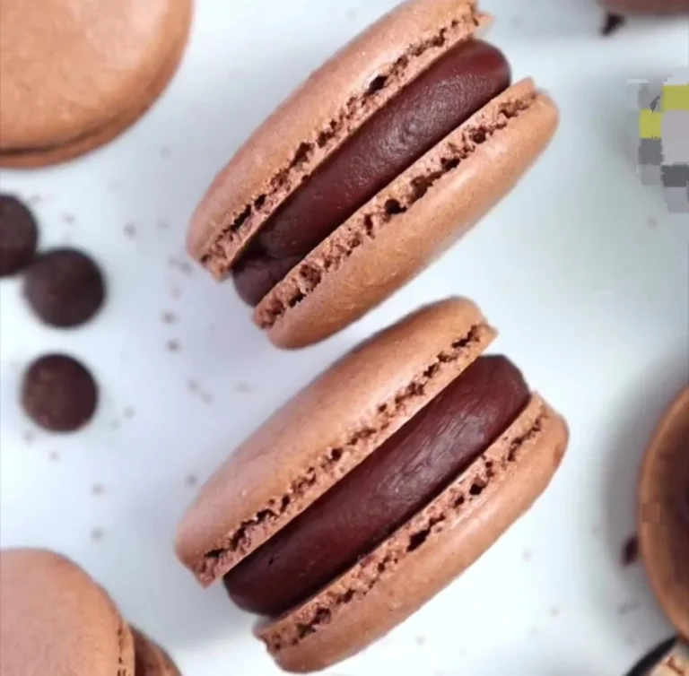 Chocolate Ganache Macarons