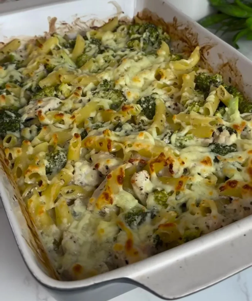 Chicken Alfredo Bake