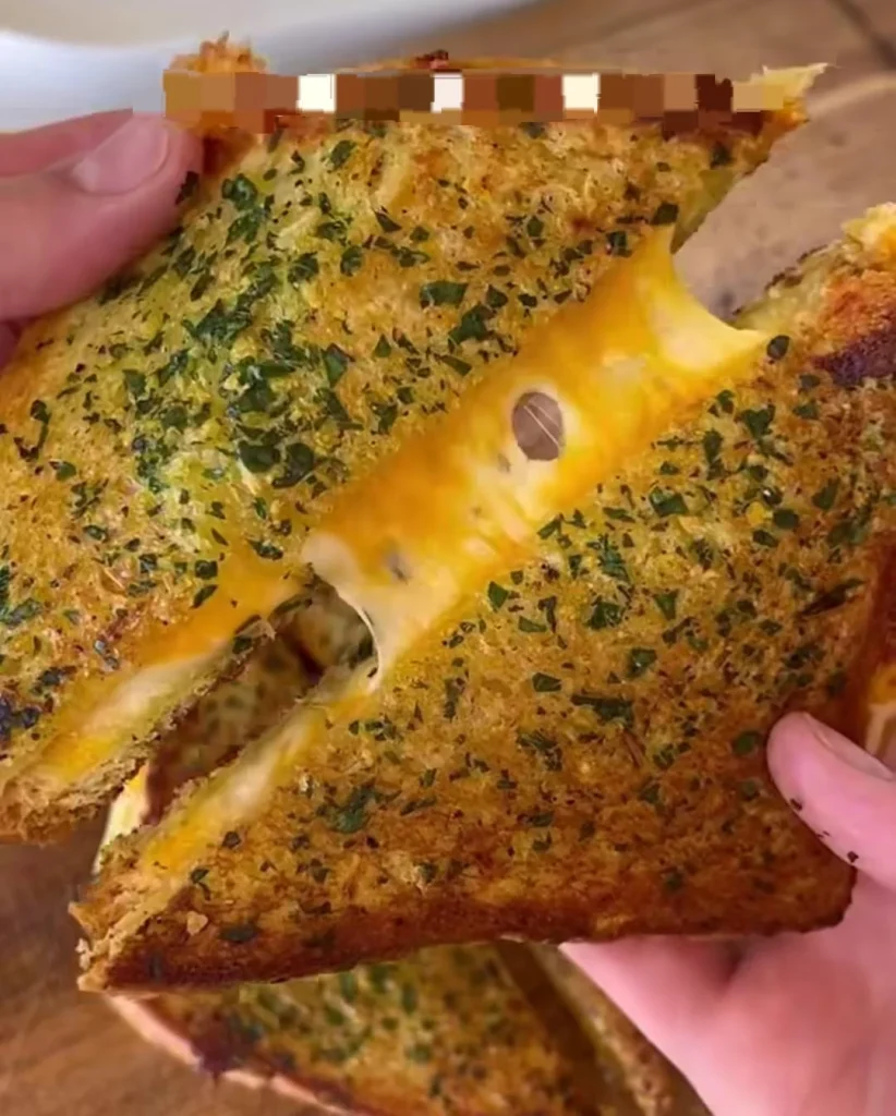 Garlic Butter Grilled Cheese