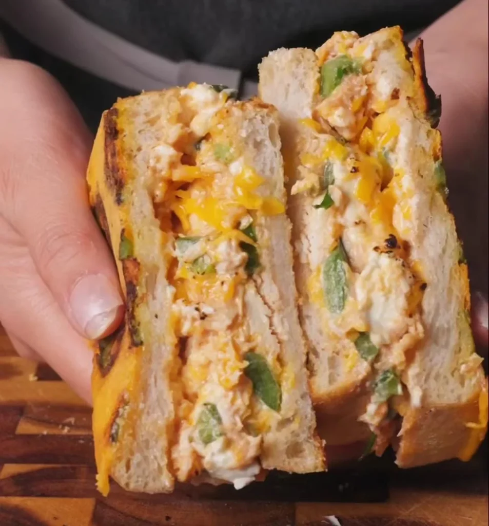 BBQ Chicken Grilled Cheese