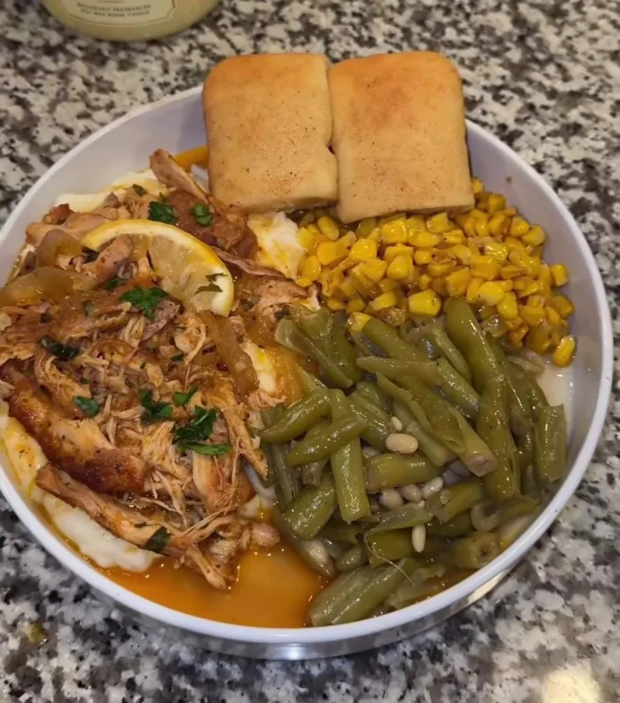 Lemon Herb Crockpot Chicken