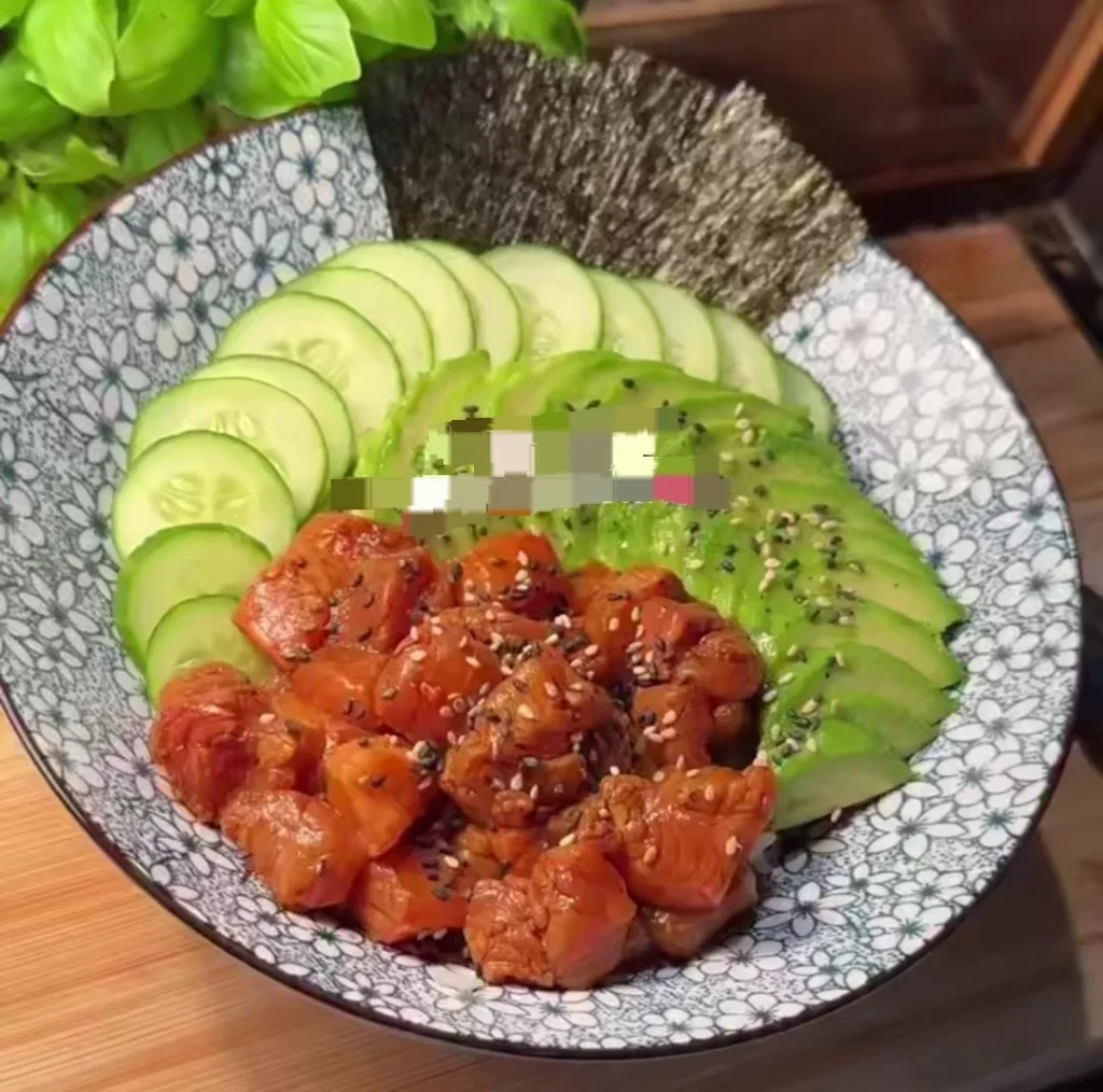 Poke Style Salmon Bowl