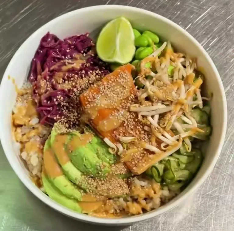 Sesame Ginger Salmon Bowl