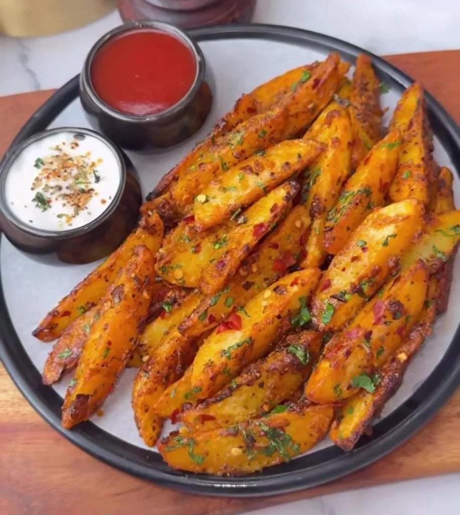 Crispy Potato Wedges
