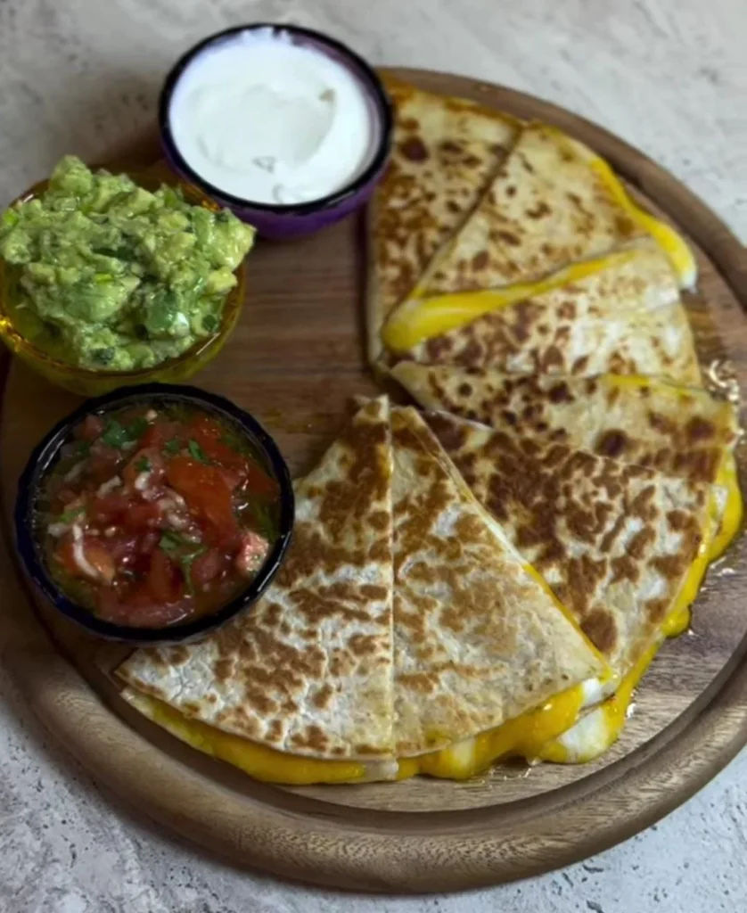 Cheese Quesadilla Triangles