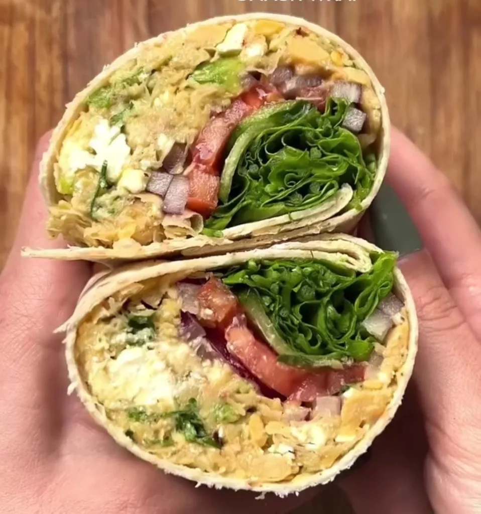 Chickpea Avocado Wrap Meal Prep