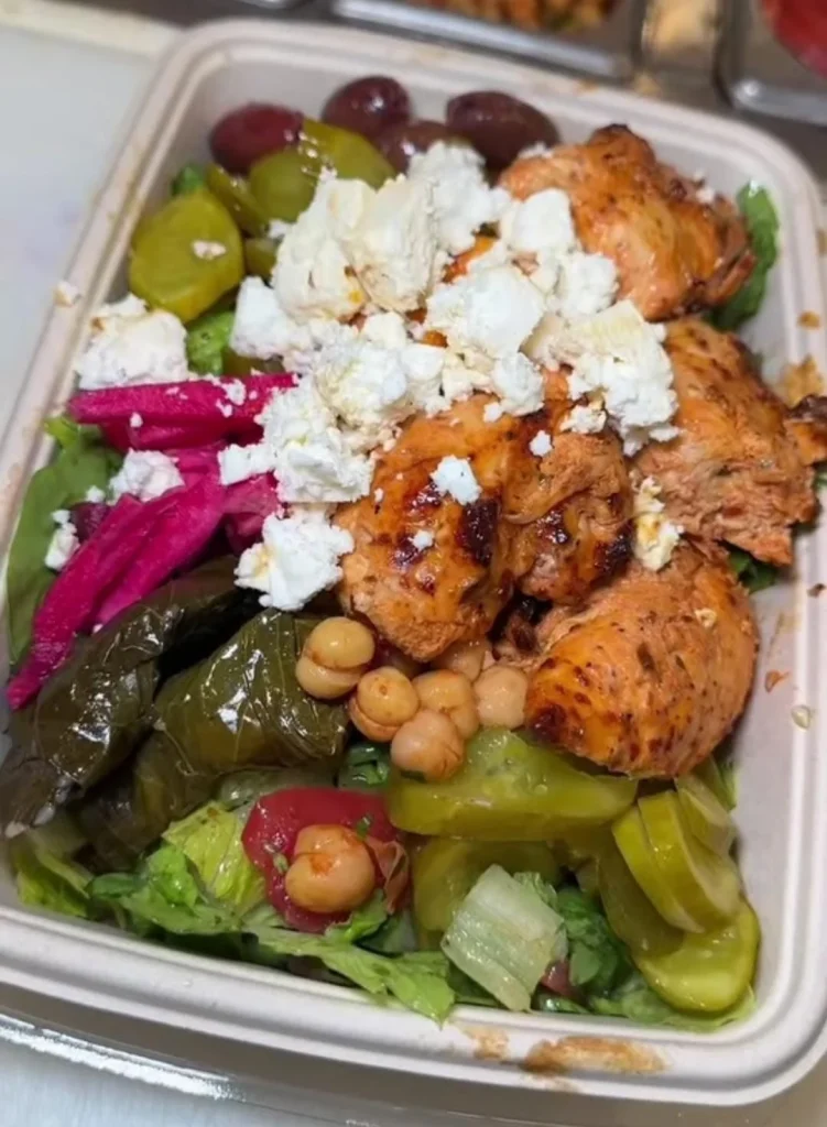 Greek Chicken Salad Meal Prep Boxes