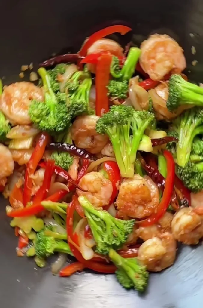 Shrimp Veg Stir Fry