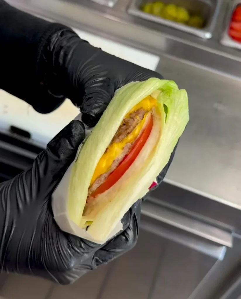 Lettuce Burger Wraps
