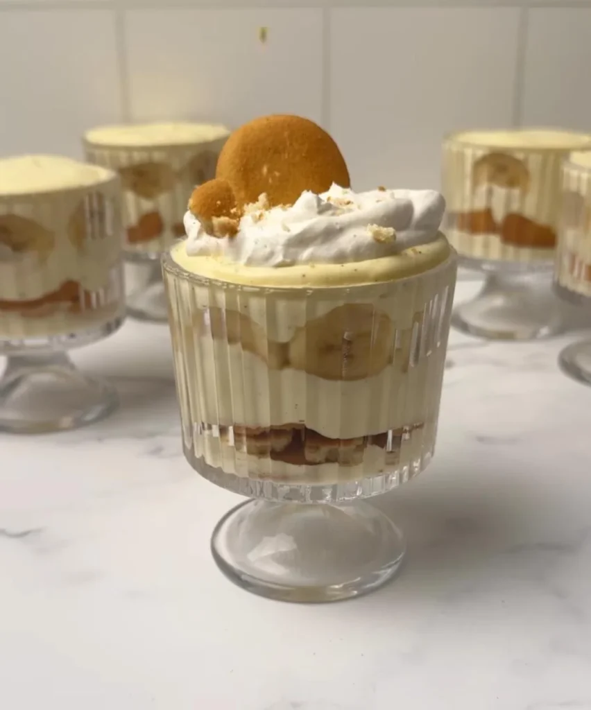 Caramel Banana Crunch Cups