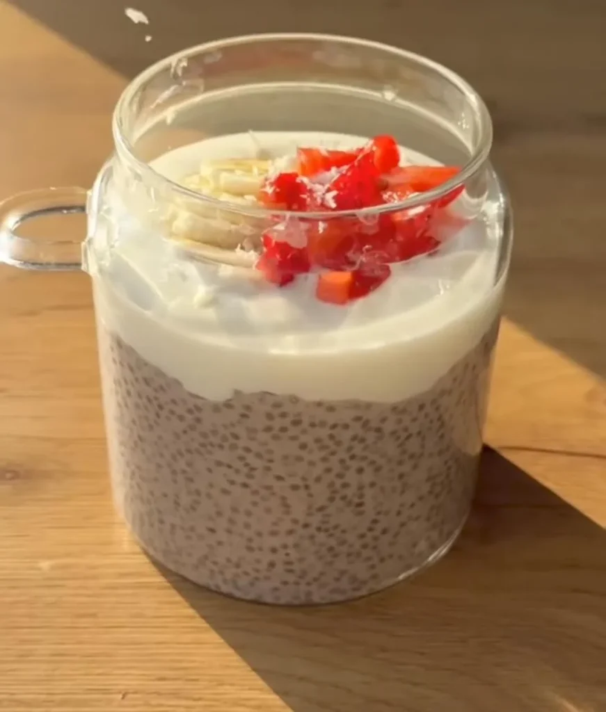 Banana Chia Pudding Cups