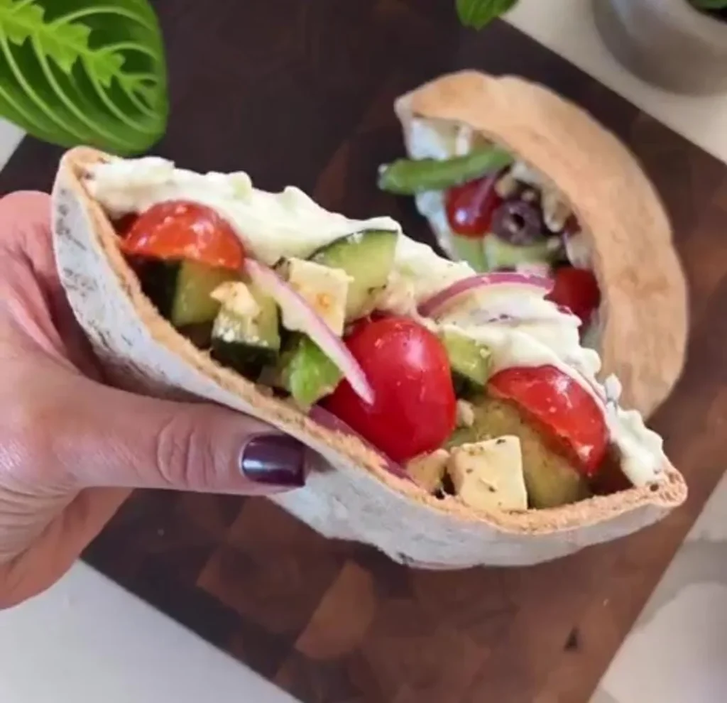Greek Veggie Pita