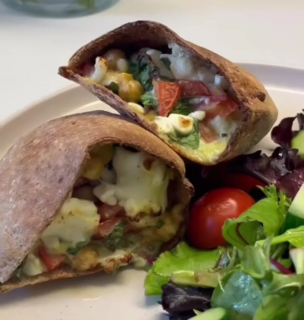 Breakfast Pita Scramble