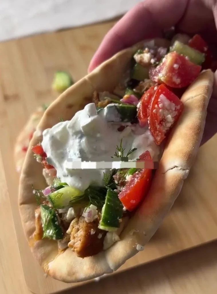 Mediterranean Chicken Pita