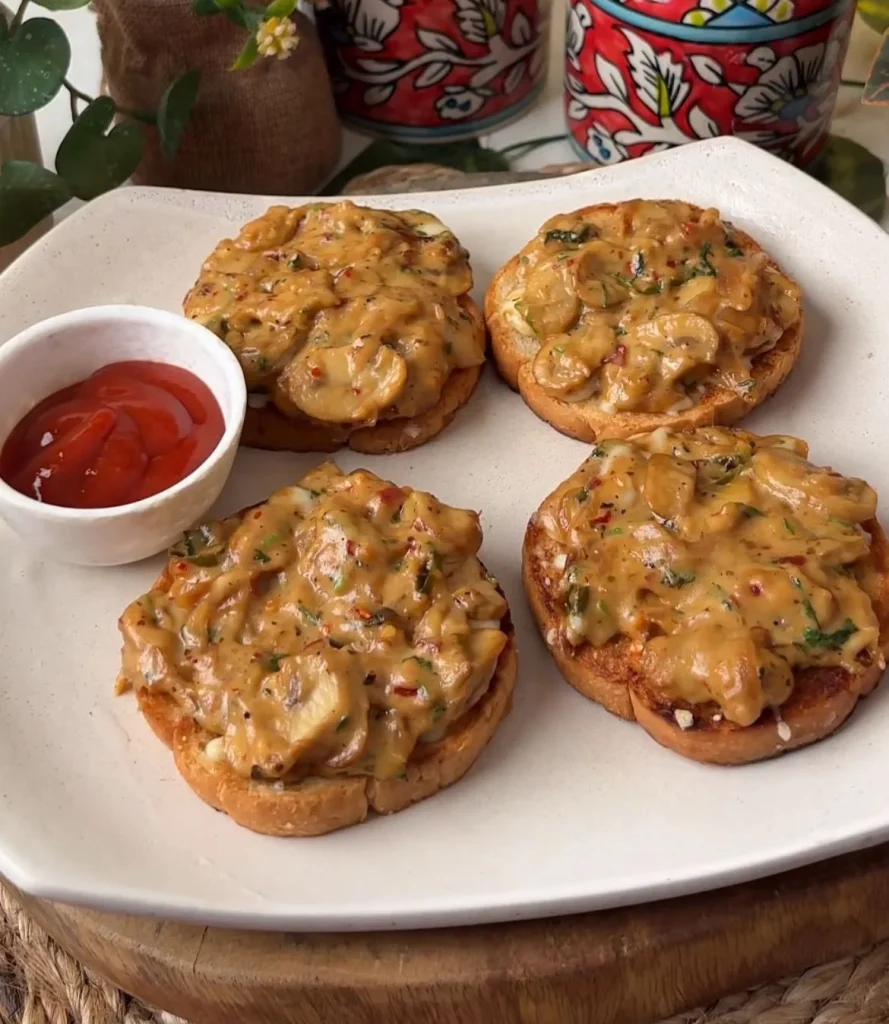 Mushroom Swiss Grilled Cheese