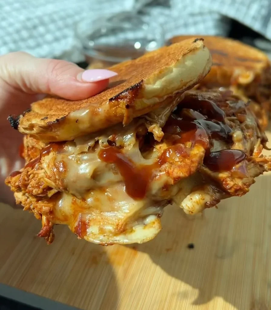 BBQ Chicken Grilled Cheese